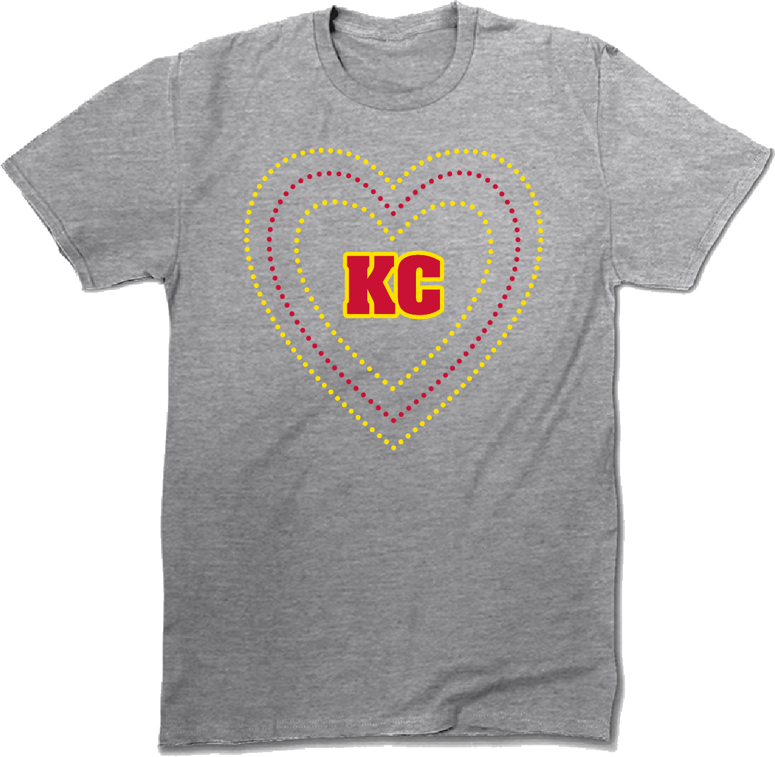 KC DOTTED HEART TEE