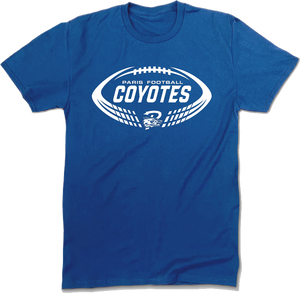 SLICED COYOTE FOOTBALL TEE