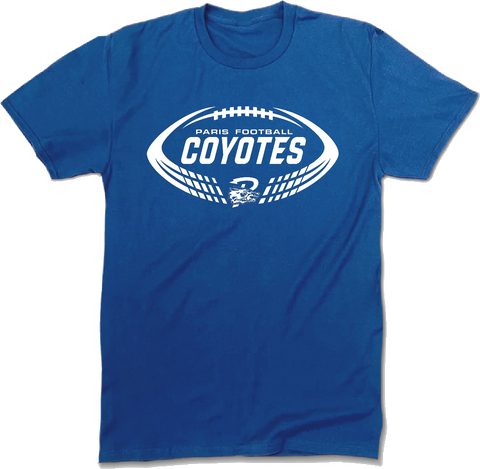 SLICED COYOTE FOOTBALL TEE